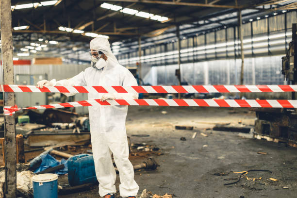 Professional Biohazard technician working in Simpson, PA